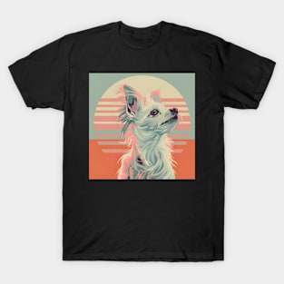 Retro Chinese Crested: Pastel Pup Revival T-Shirt